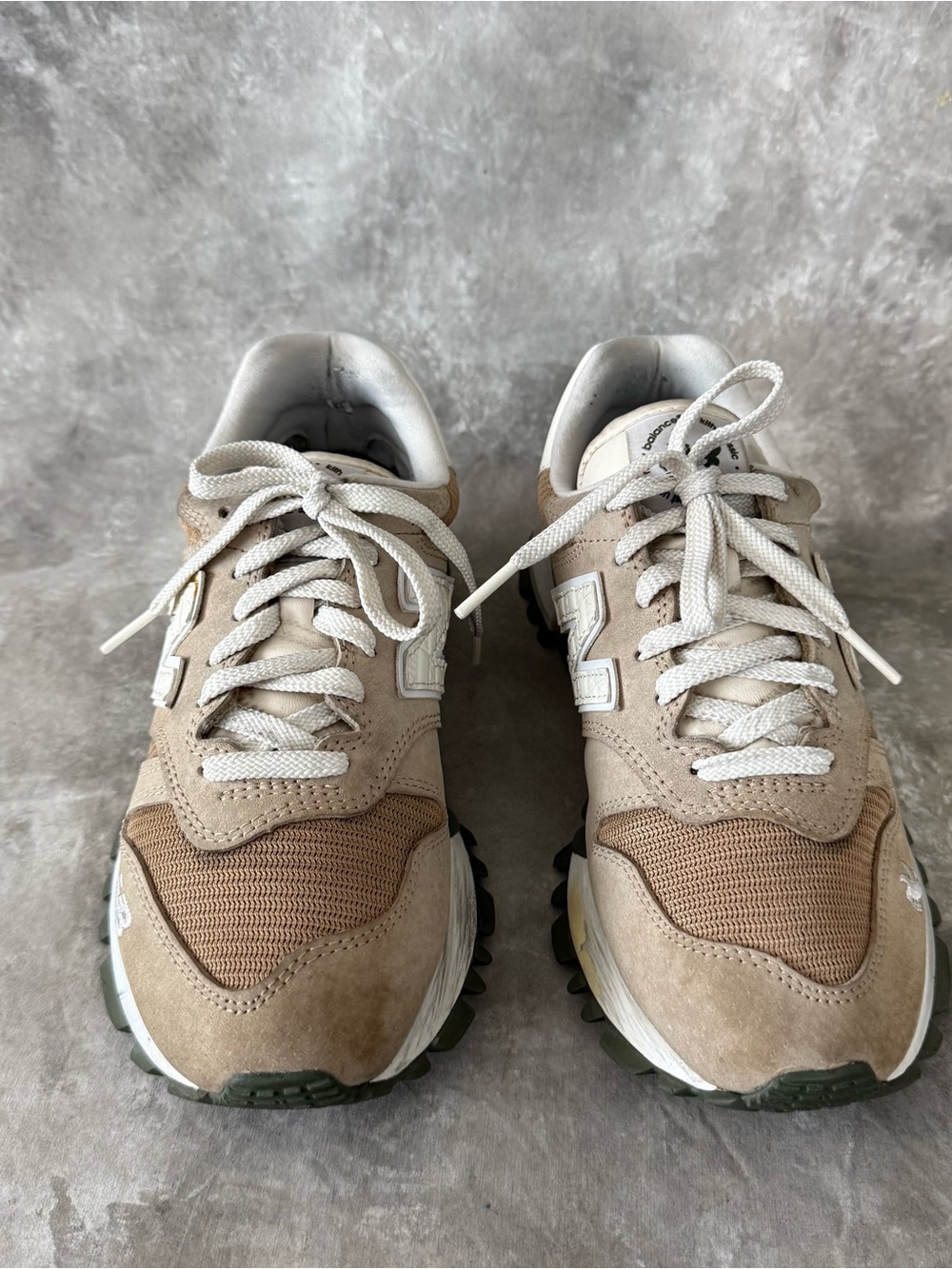 New Balance Kith Classic Men's Tan and Beige Suede Running Sneakers